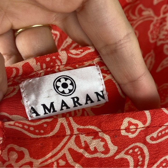 Amaran Silk Dress or Beach Coverup - Picture 4 of 7